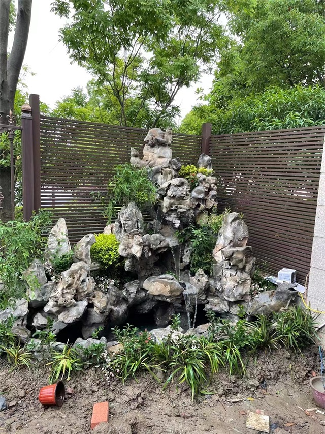 平川别墅假山景观庭院设计