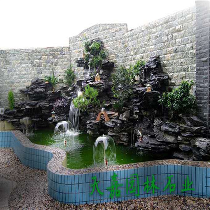 平川小庭院水景设计